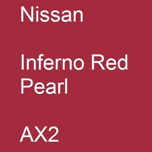 Nissan, Inferno Red Pearl, AX2.